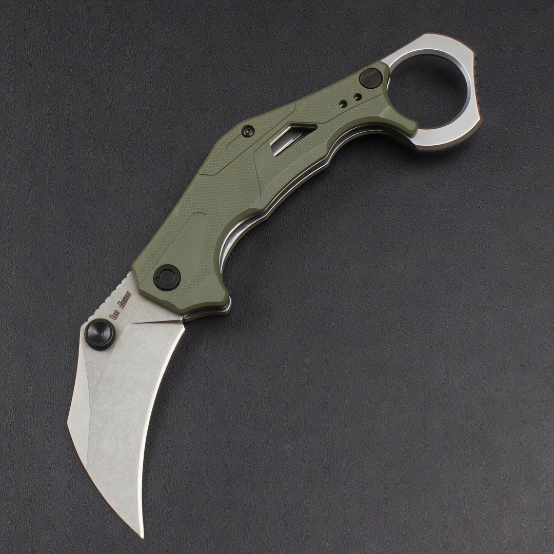 AuraStream 2064 | Minimalist Titanium-Style Mechanical Folder