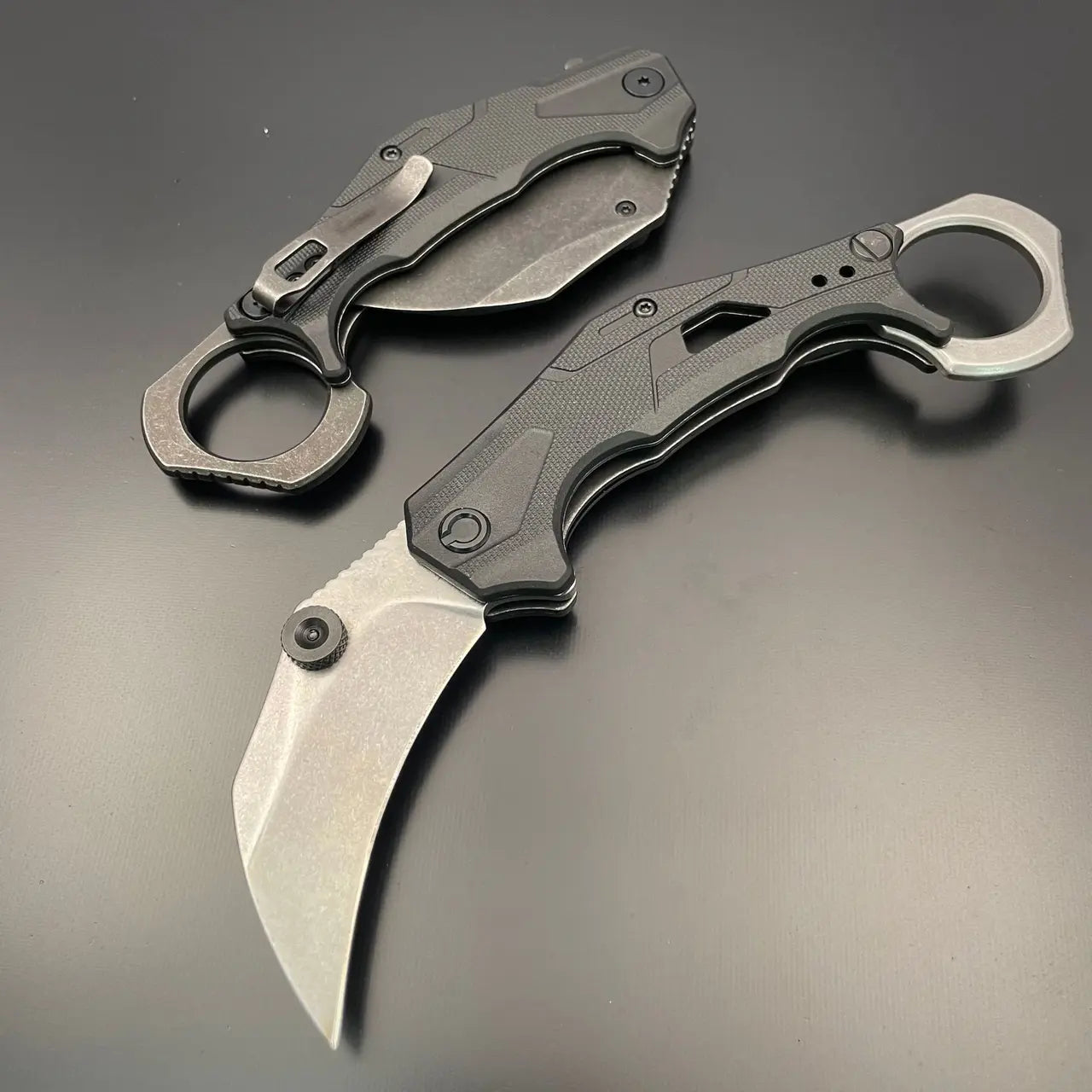AuraStream 2064 | Minimalist Titanium-Style Mechanical Folder