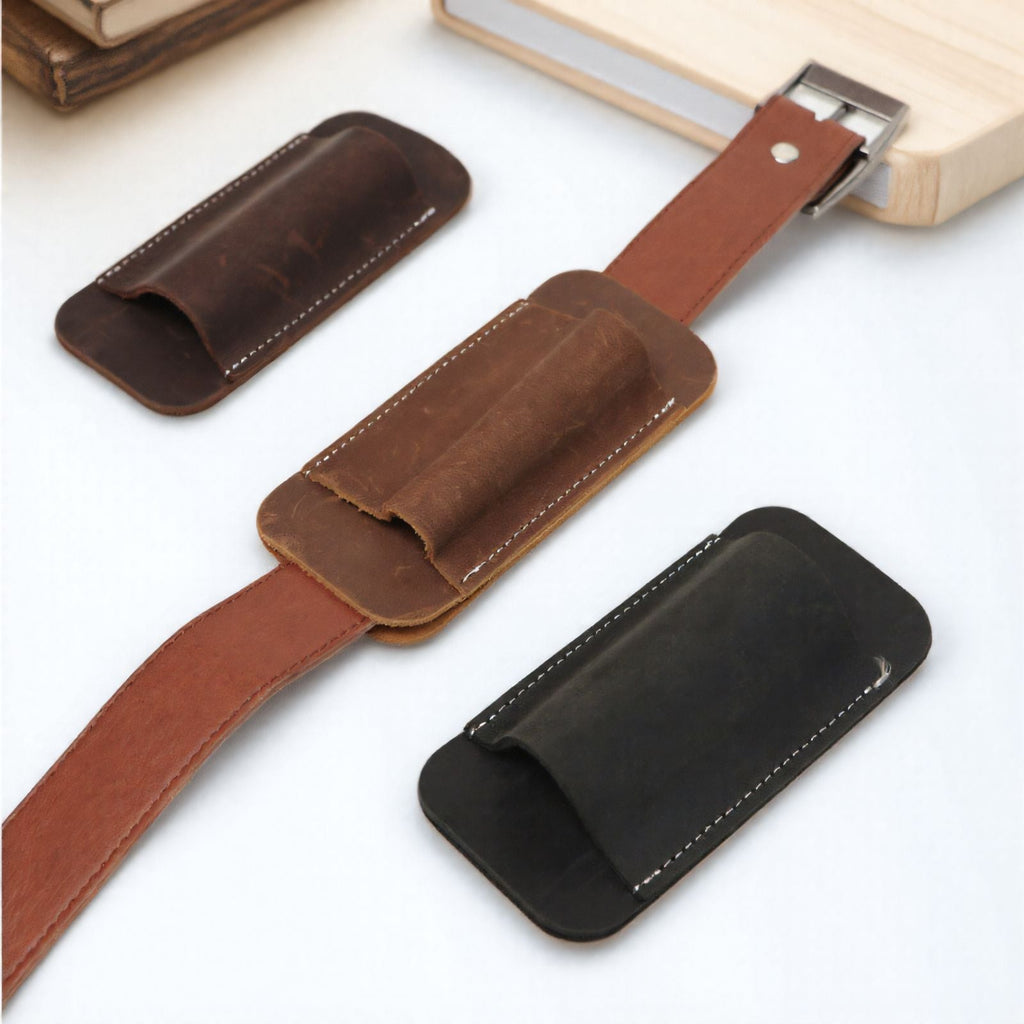 Strider · Heavy-Duty Leather EDC Pocket Knife Sheath