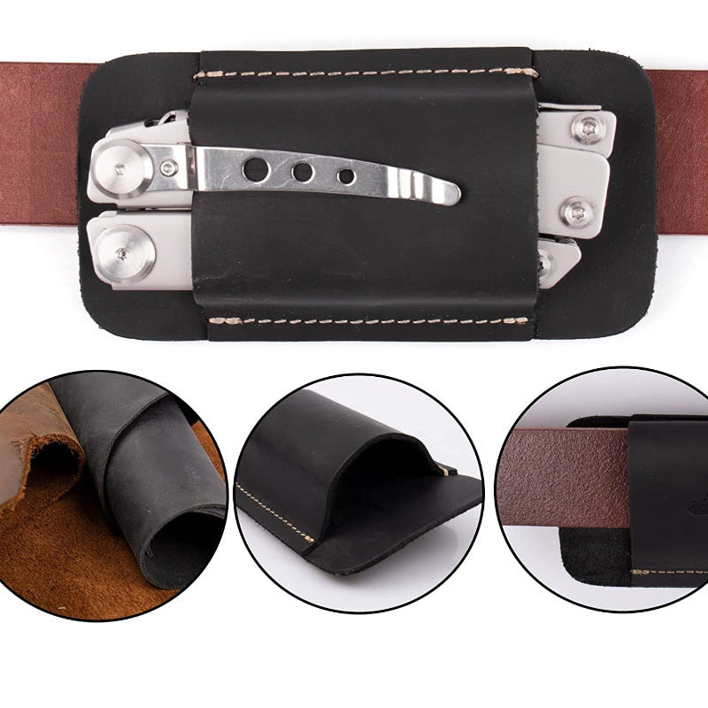 Strider · Heavy-Duty Leather EDC Pocket Knife Sheath