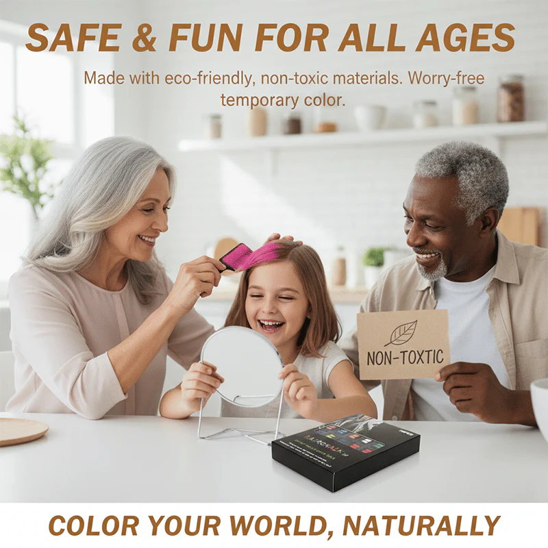 📢📢Buy3 Get 1 Free⏰Temporary Hair Dye Chalk Comb- Cruelty Free🪮