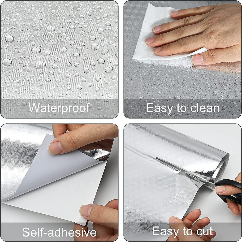 📢 HOT  SALE ! ✨Aluminum Foil Self Adhesive Wall Stickers