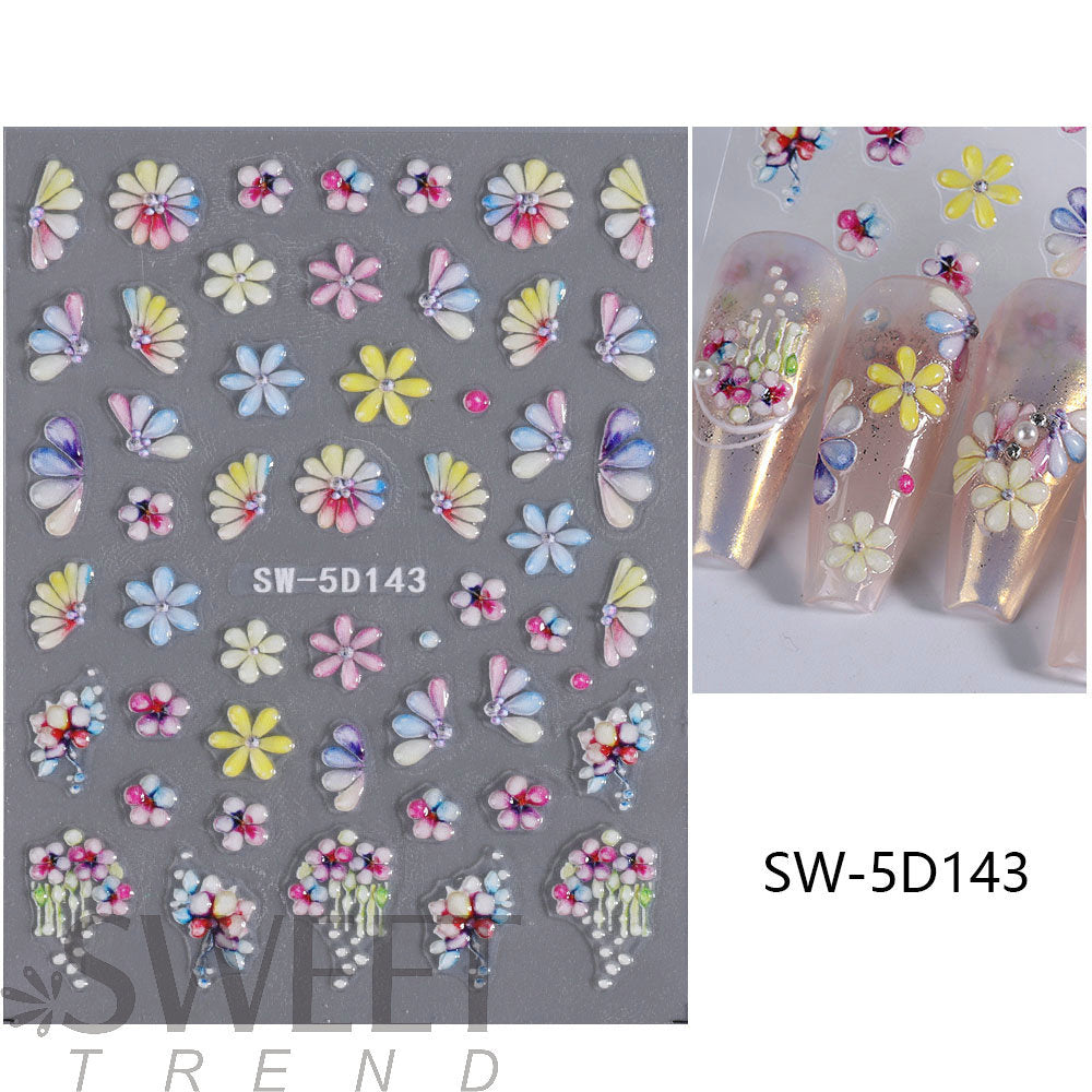🔥Buy 1 Get 1 Free💅5D Floral Nail Stickers