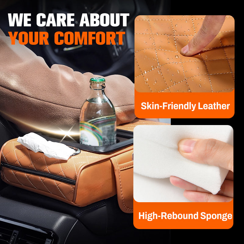 🔥Limited-time 50% off🔥One-piece pressurized multi-functional car armrest height-increasing mat