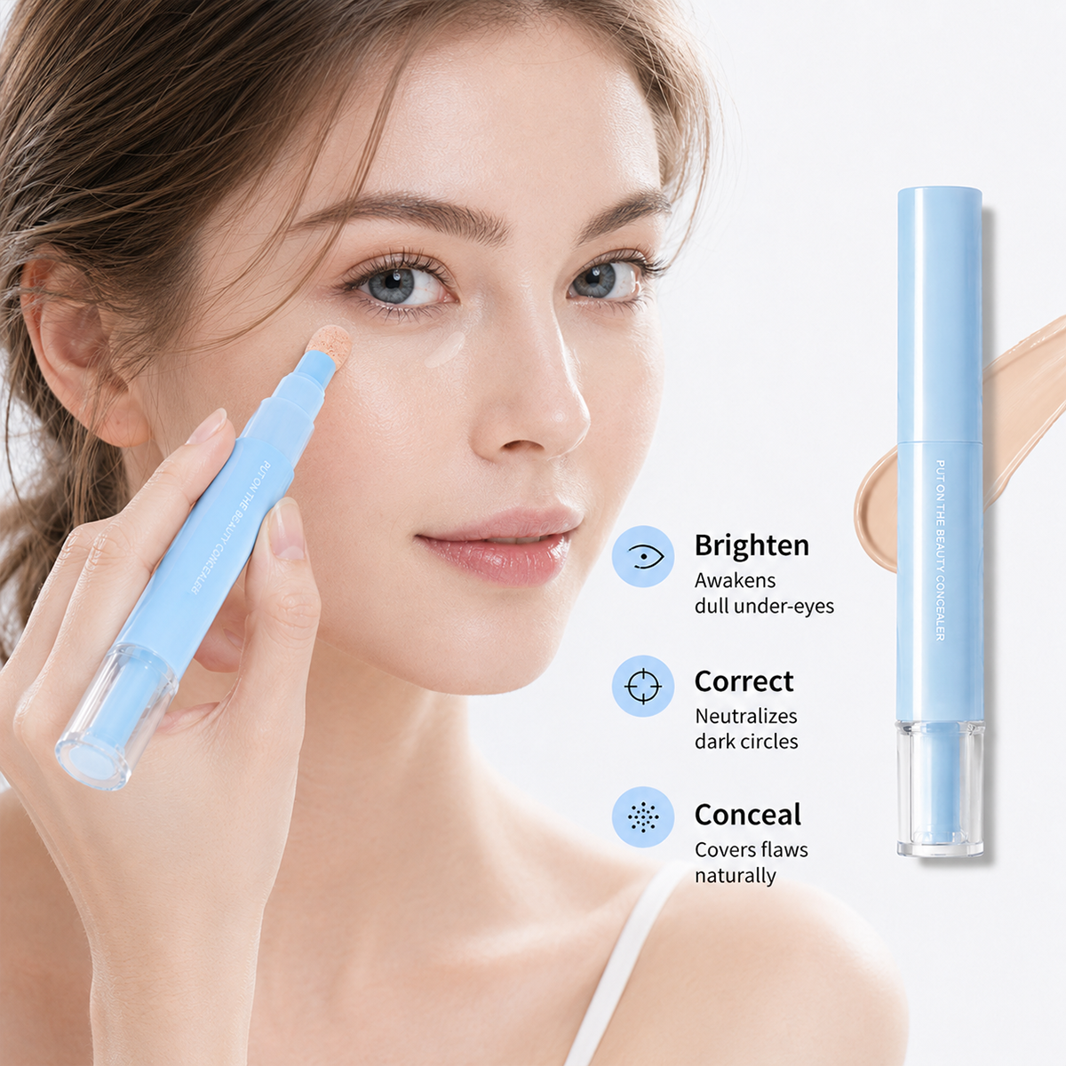 🔥Buy 1 Get 1 Free💄Multipurpose Hydrating Liquid Concealer Pen