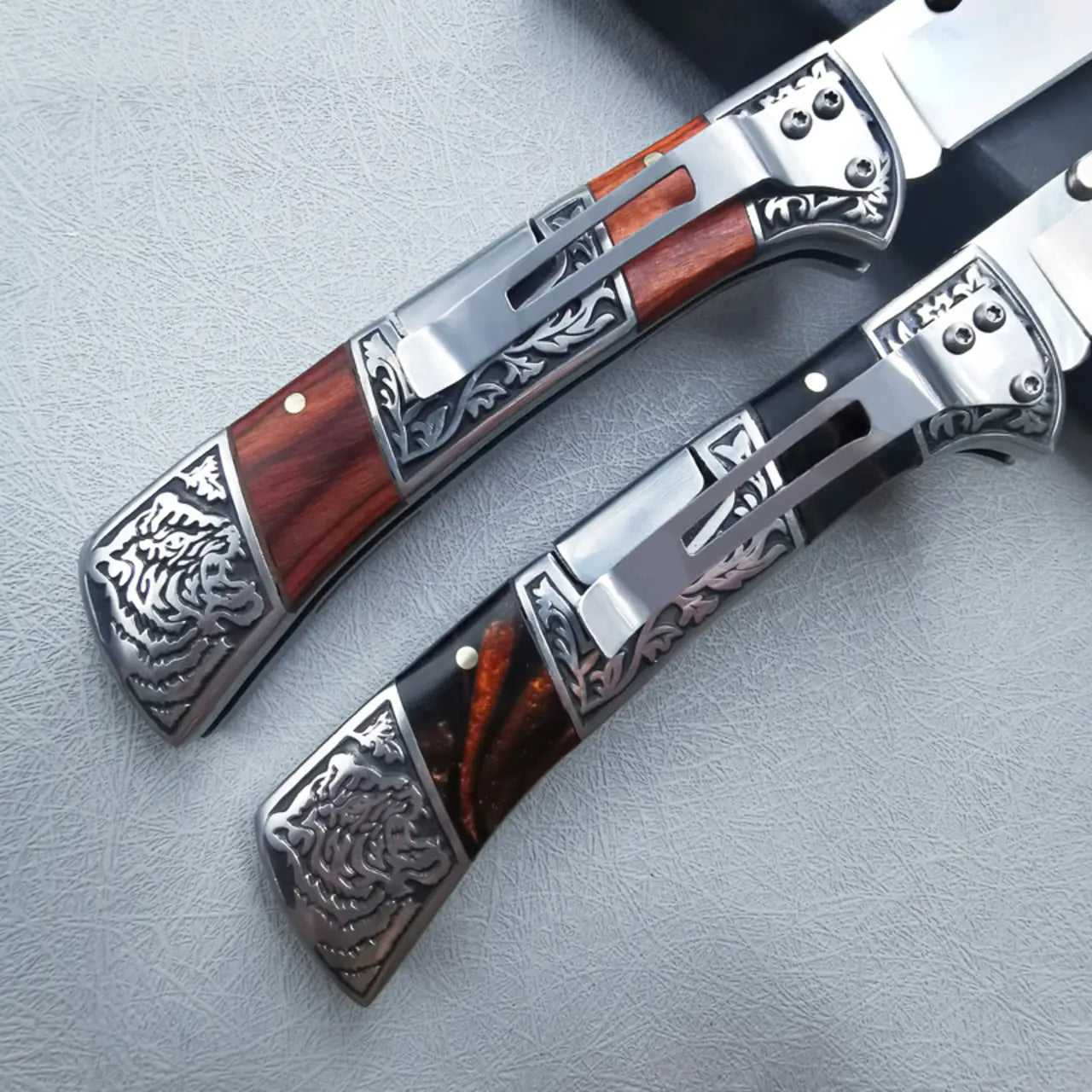 Heritage Bloom · Vintage Engraved Precision Axis Tool