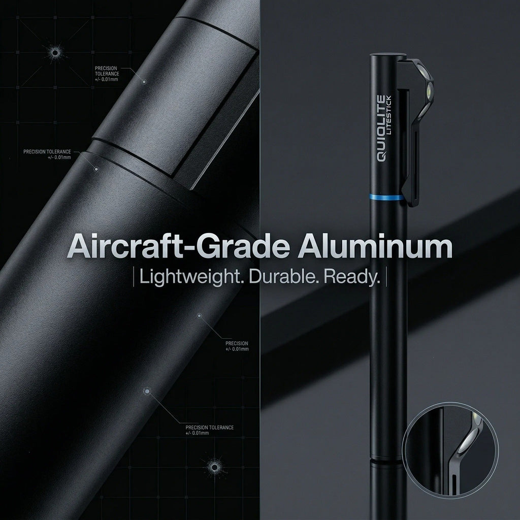 BeamMatrix™ 3-LED Multi-Angle Pen Light with Green Laser
