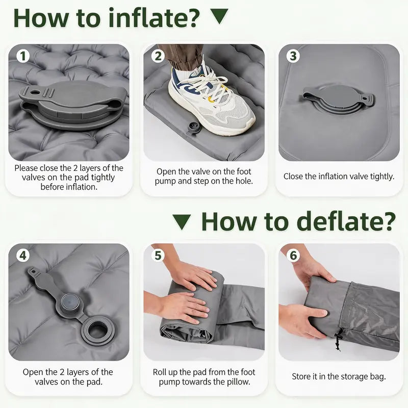 TerraRest · Upgraded Heavy-Duty TPU Camping Air Mattress