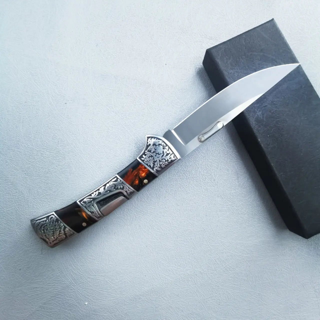 Heritage Bloom · Vintage Engraved Precision Axis Tool