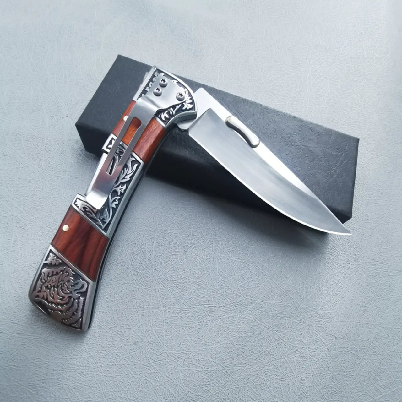 Heritage Bloom · Vintage Engraved Precision Axis Tool