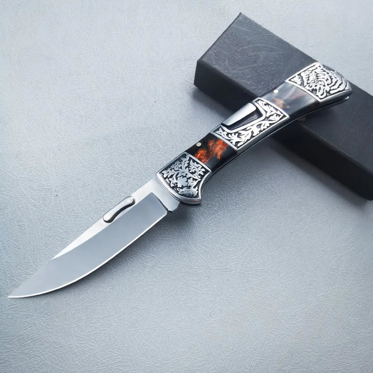 Heritage Bloom · Vintage Engraved Precision Axis Tool
