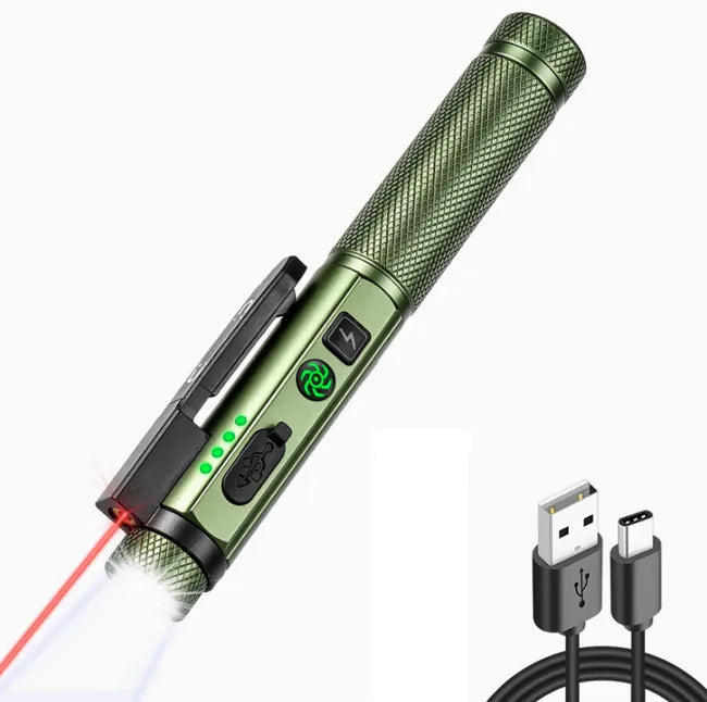 Yunmai Multi-Source Magnetic LED Pen Inspection Work Light with Red Laser