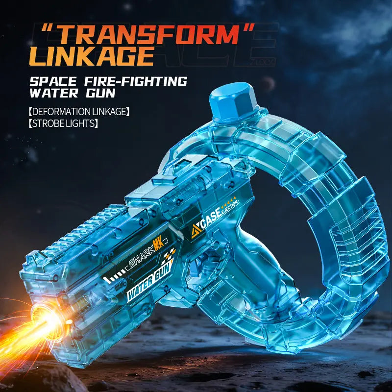 LED Electric Water Blaster – High-Pressure Automatic Water Gun for Outdoor Summer Fun