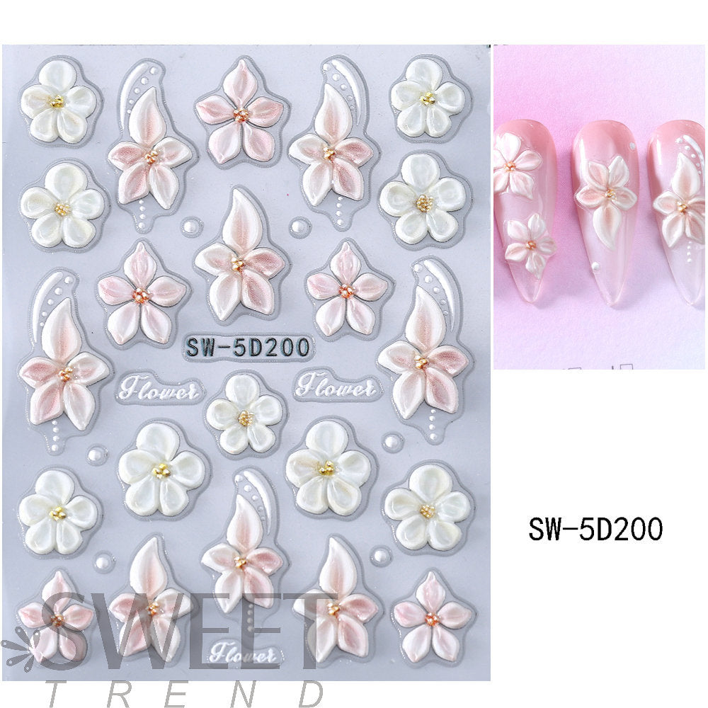 🔥Buy 1 Get 1 Free💅5D Floral Nail Stickers