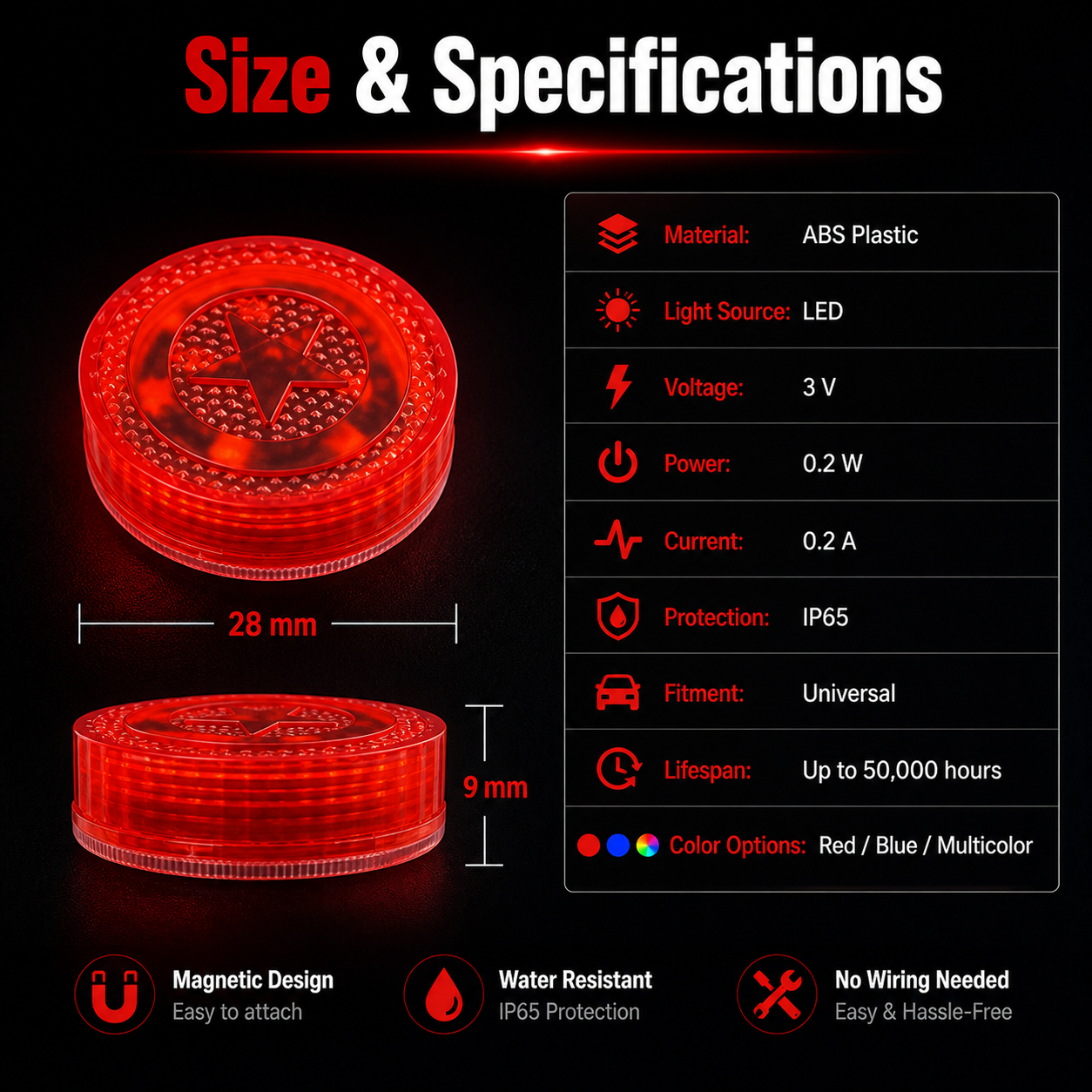 🚨Universal LED warning light for car doors