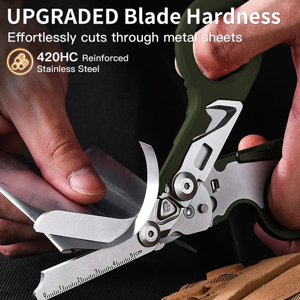 Tactical 8-in-1 Medical Trauma Shears with Window Breaker