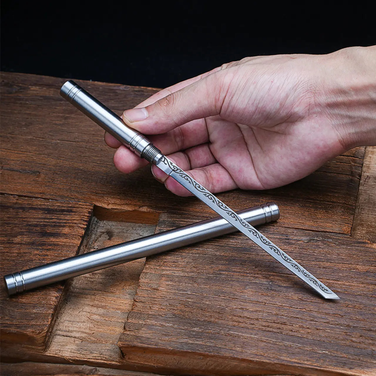 TitanSpire · Monolithic All-Steel Cylindrical Apex