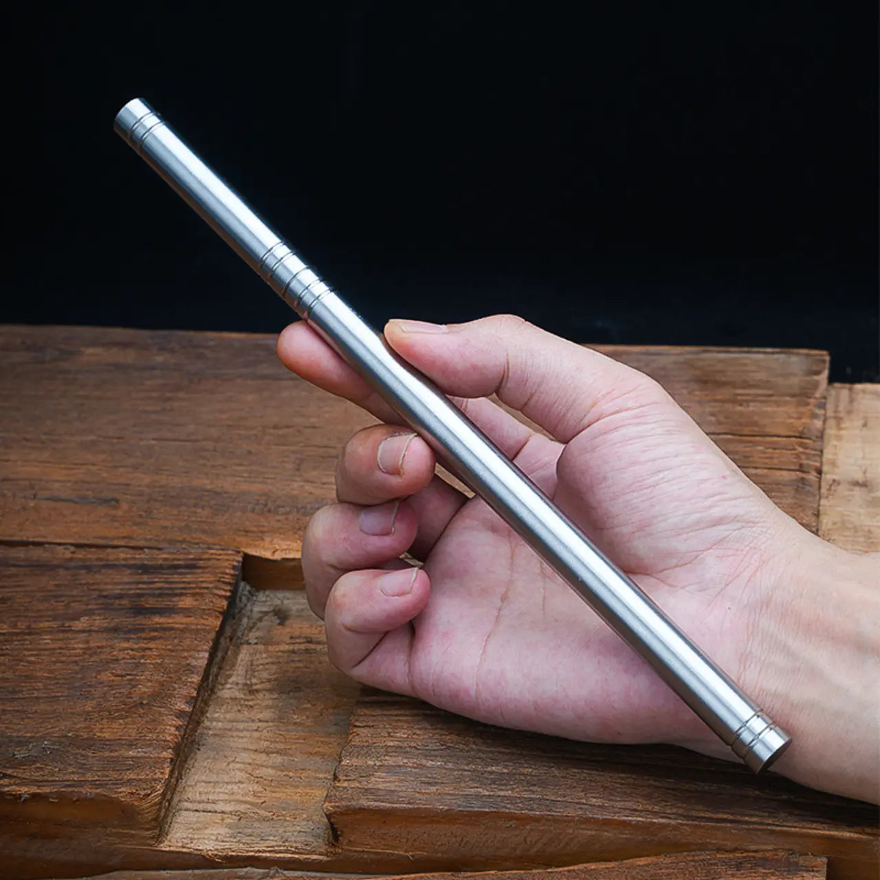 TitanSpire · Monolithic All-Steel Cylindrical Apex