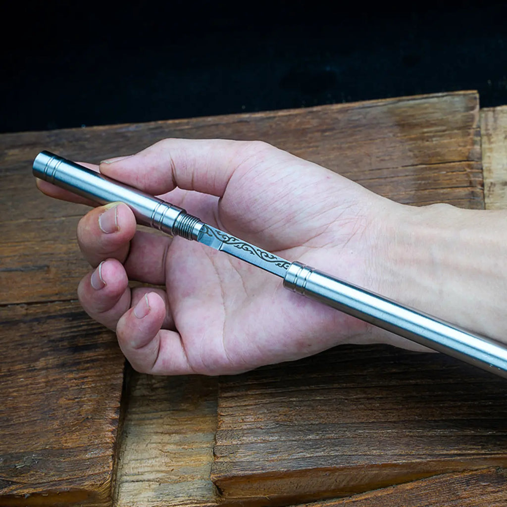 TitanSpire · Monolithic All-Steel Cylindrical Apex