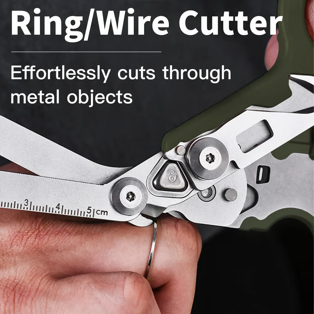 Tactical 8-in-1 Medical Trauma Shears with Window Breaker
