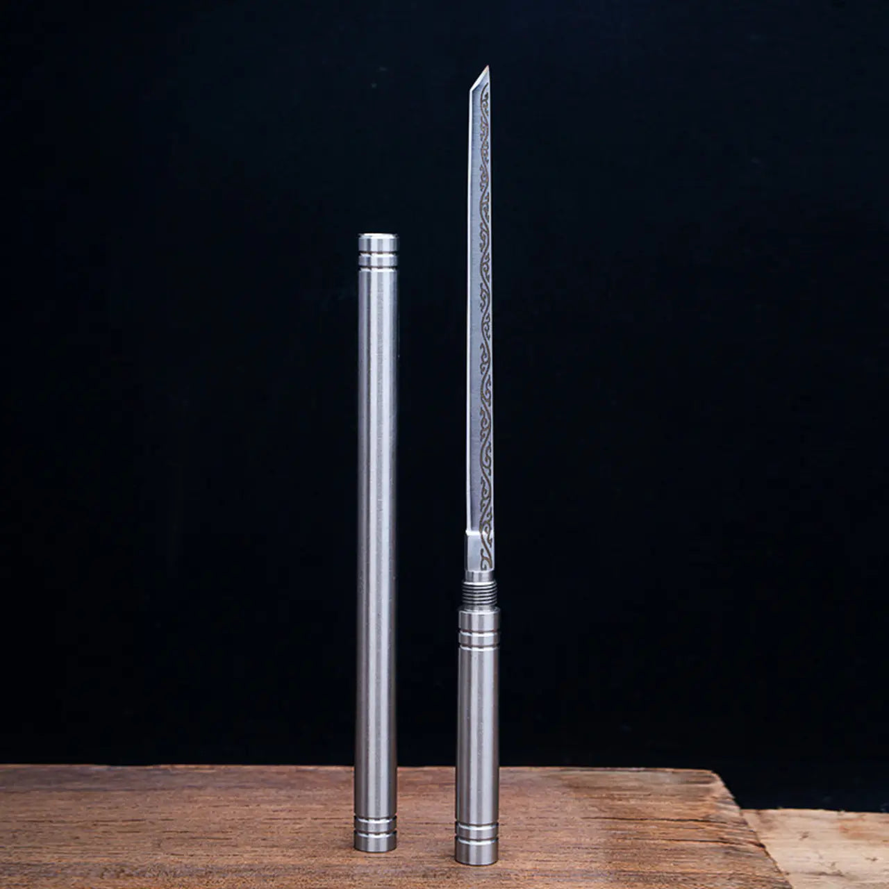 TitanSpire · Monolithic All-Steel Cylindrical Apex