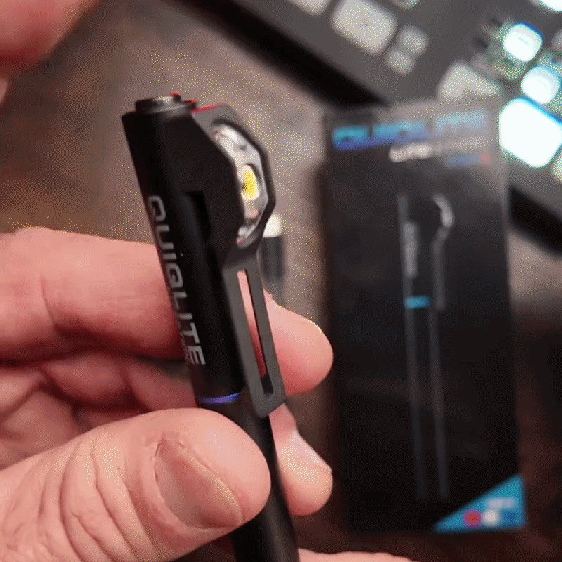 BeamMatrix™ 3-LED Multi-Angle Pen Light with Green Laser