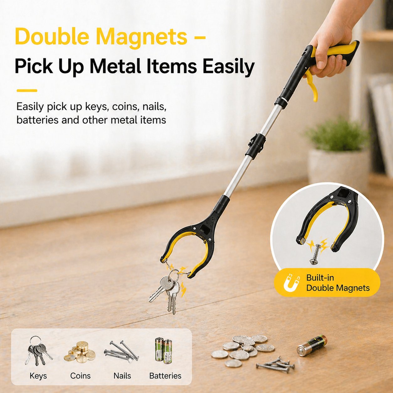 🔥First 50 customers get 50% off for a limited time 🔥360° rotating 43-inch extra-long gripper tool