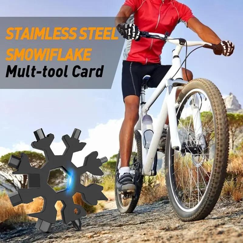 Viral 18-in-1 Snowflake Multi-tool Stainless Steel Portable Wrench