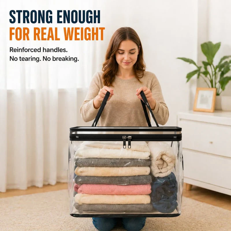 🎁Transparent Large-Capacity Storage Bag