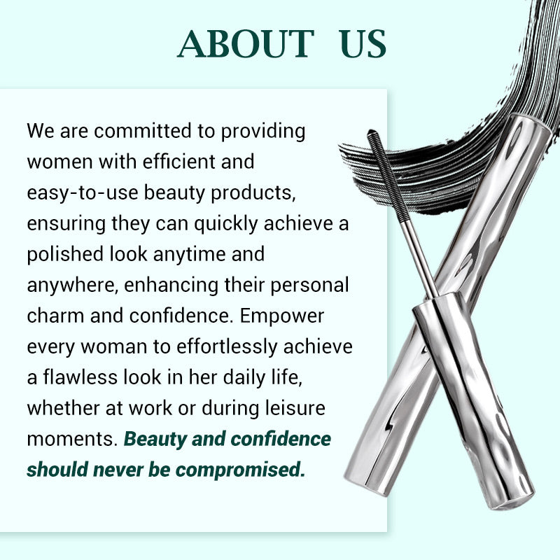 🔥Ultimate Waterproof & Sweatproof Lengthening & Curling Mascara