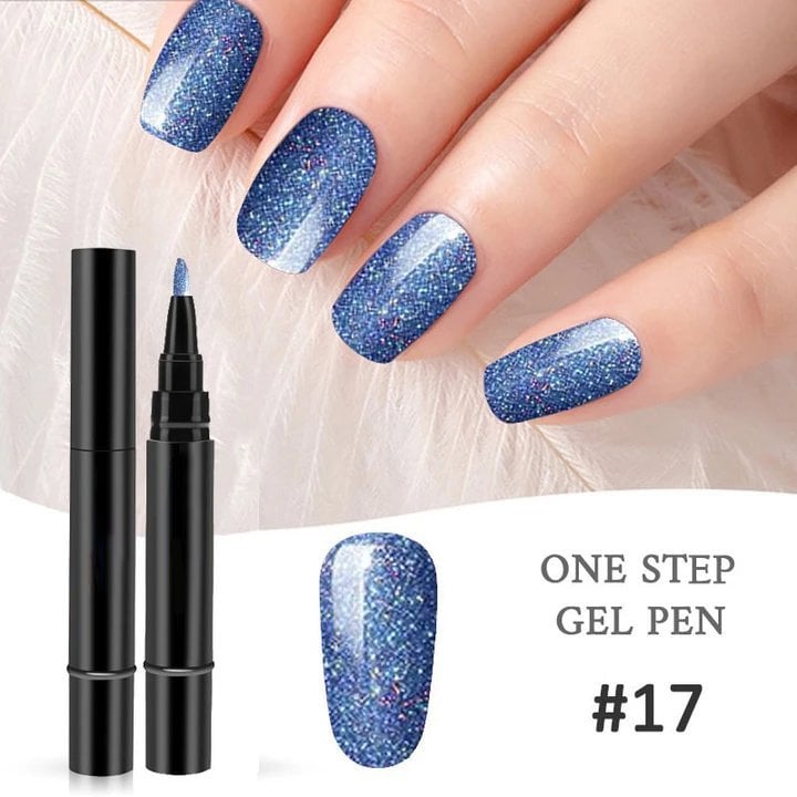 💅⭐Limited Time Buy 1 Get 1 Free! ✨One Step Nail Gel Pen🎨Free handheld mini UV nail lamp💡