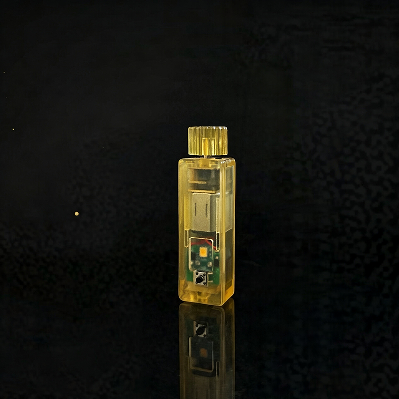 MicroSpi Kinetic Self-Powered EDC Pocket Light and Fidget Pendant