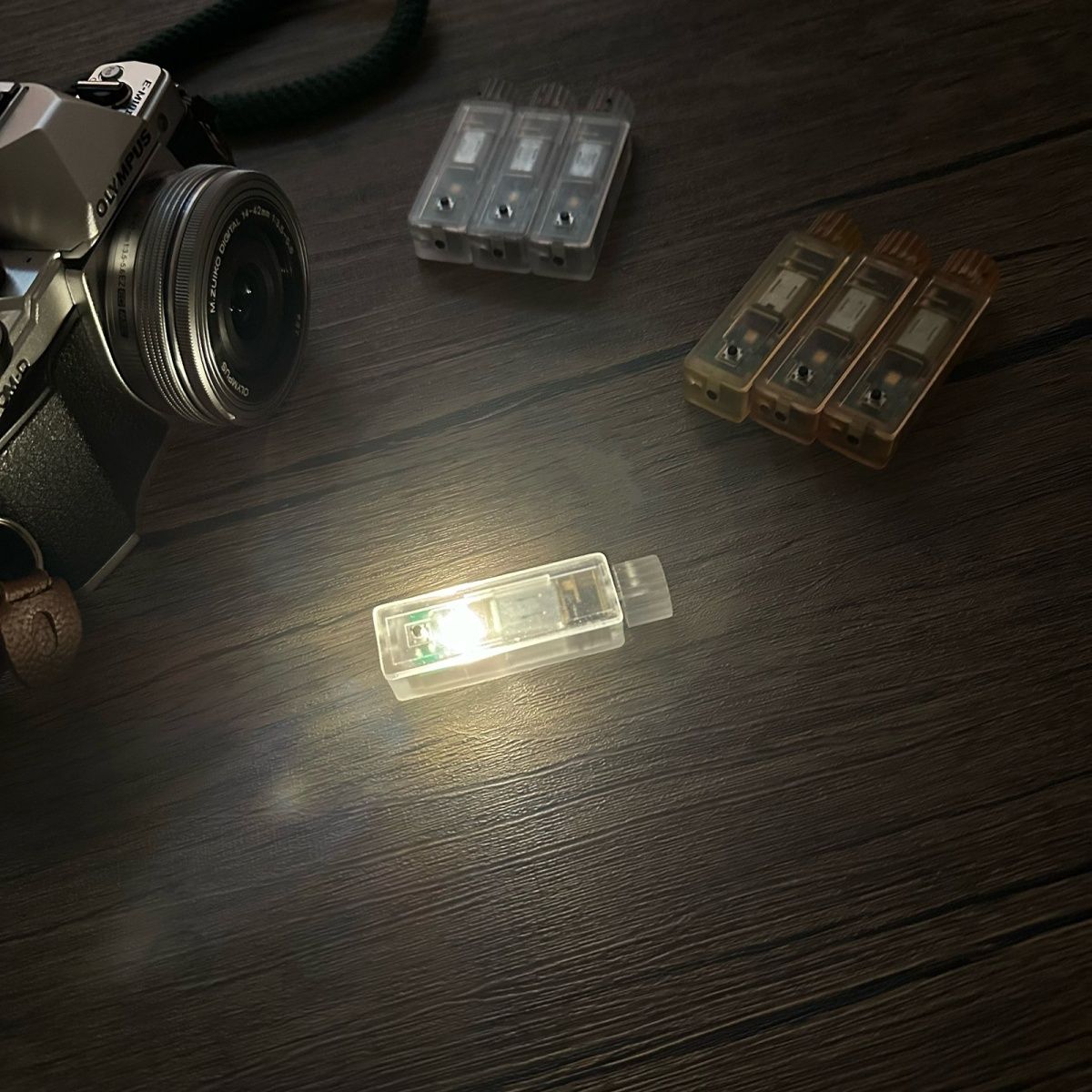 MicroSpi Kinetic Self-Powered EDC Pocket Light and Fidget Pendant