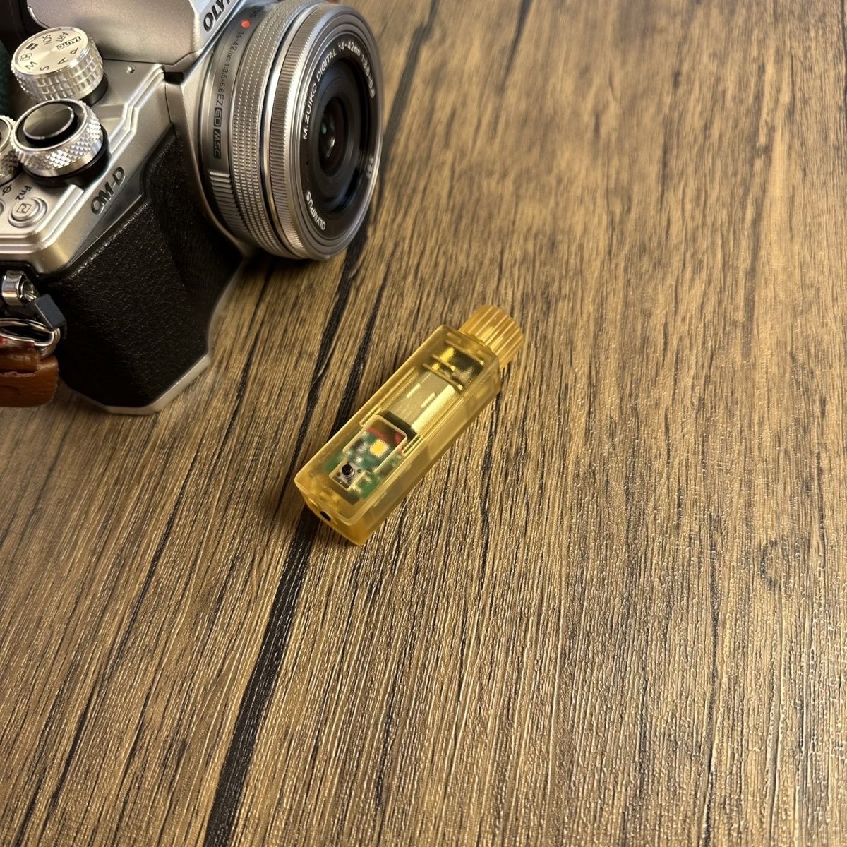 MicroSpi Kinetic Self-Powered EDC Pocket Light and Fidget Pendant