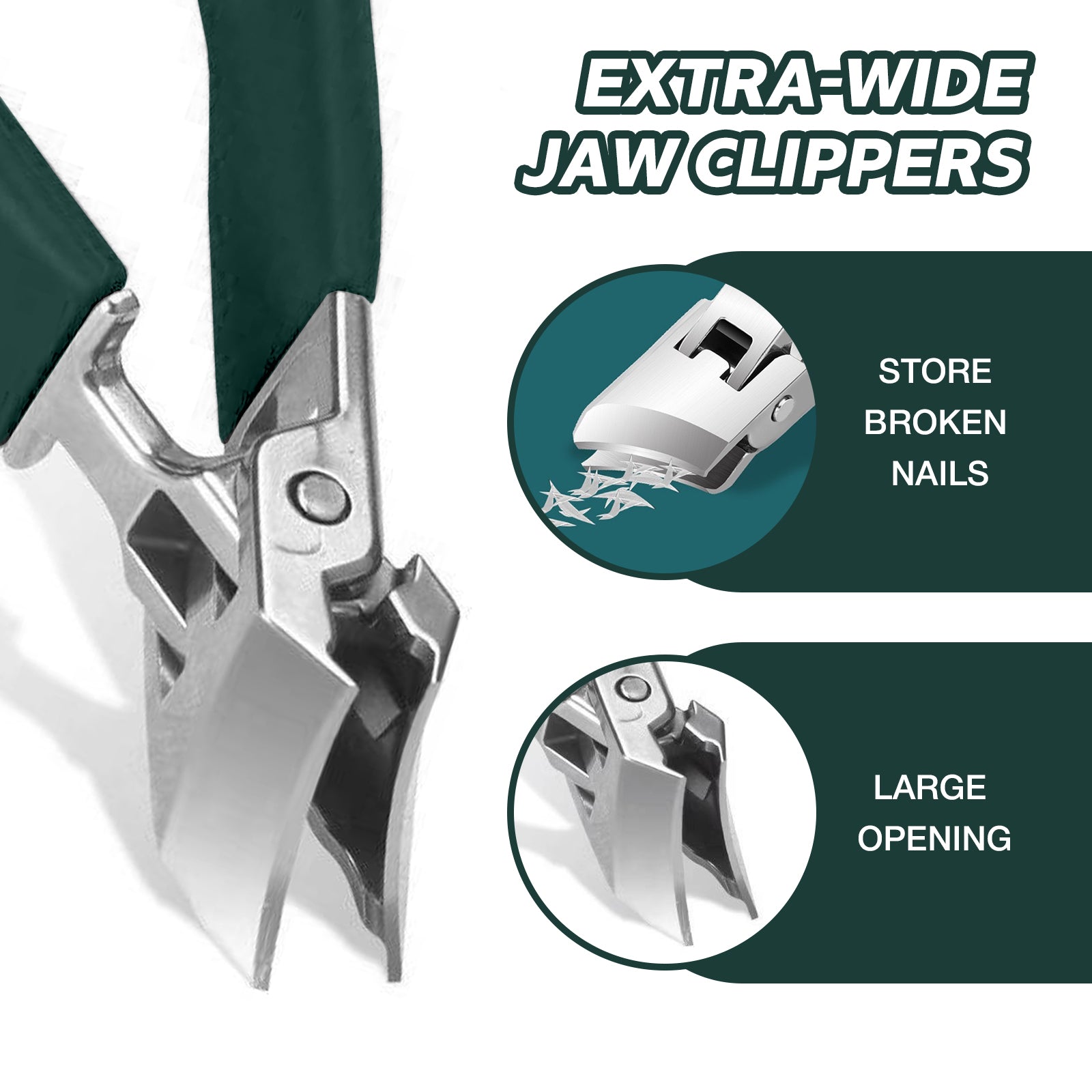 🔥Buy 1 Get 1 Free✨🔥Eagle Beak Angled Nail Clippers 3-Piece Set