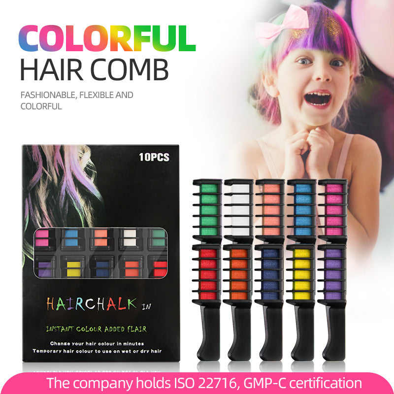 📢📢Buy3 Get 1 Free⏰Temporary Hair Dye Chalk Comb- Cruelty Free🪮