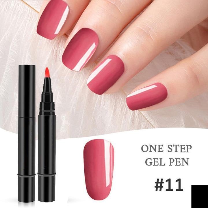 💅⭐Limited Time Buy 1 Get 1 Free! ✨One Step Nail Gel Pen🎨Free handheld mini UV nail lamp💡