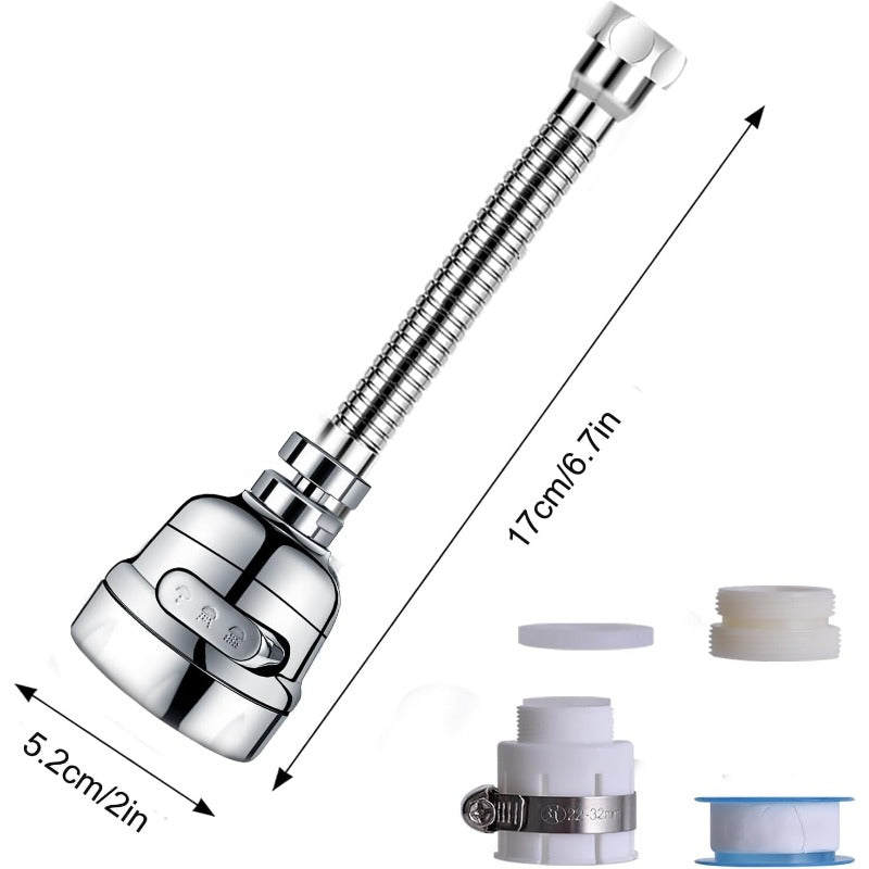 Hot Selling Item🔥🔥: All-in-One 360° Splash-Proof Faucet Extender