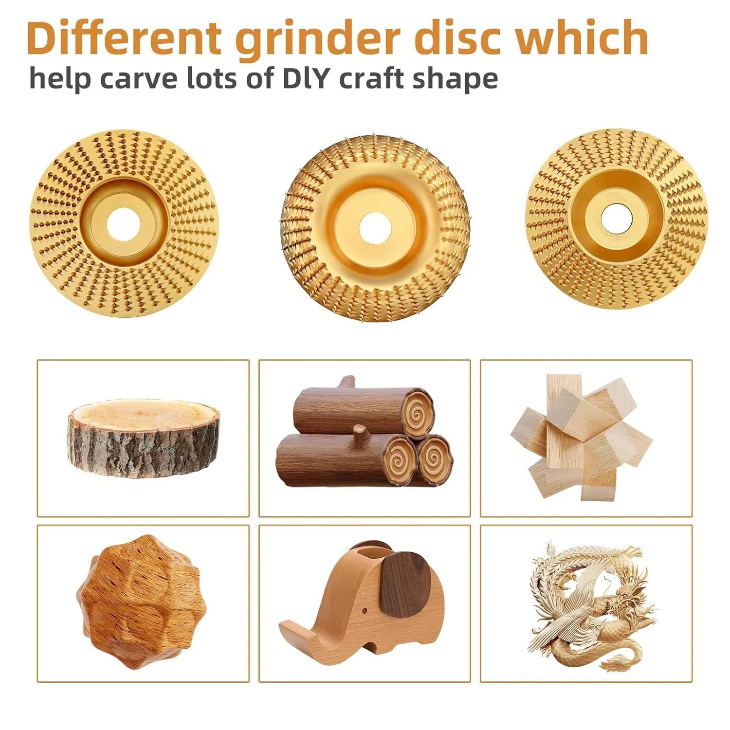 ✨50% Off For A Limited Time✨Heavy-Duty Wood Carving Disc Set (3PCS)