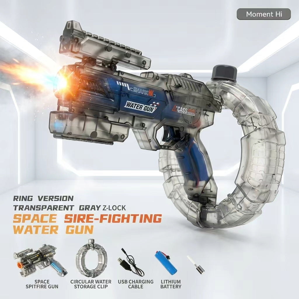 LED Electric Water Blaster – High-Pressure Automatic Water Gun for Outdoor Summer Fun