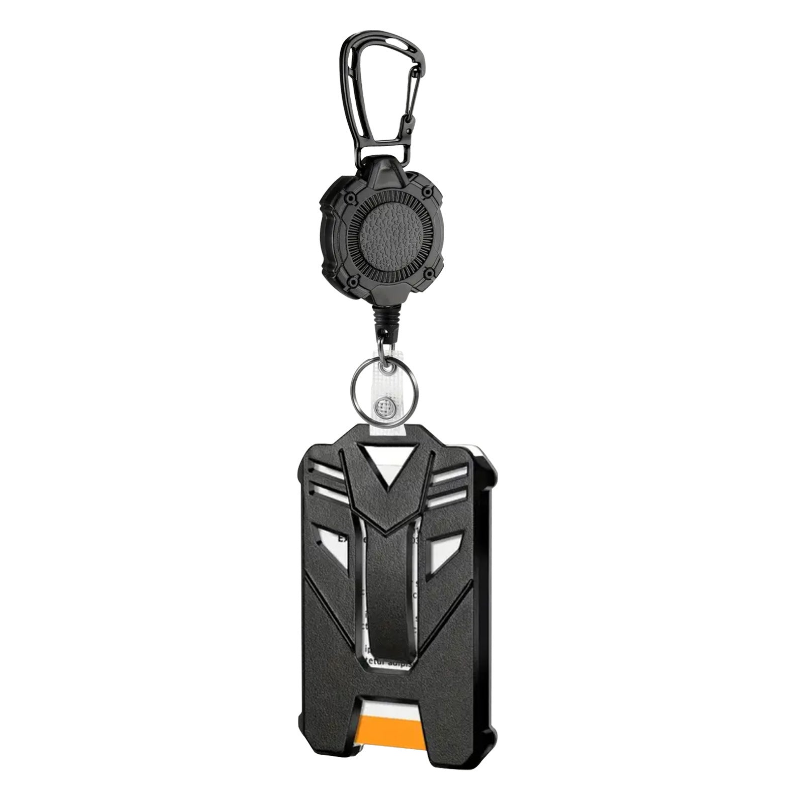 TitanClip™ Tactical Badge Holder – Retractable Reel & Heavy-Duty Carabiner Clip
