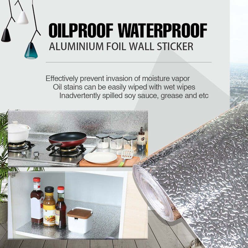 📢 HOT  SALE ! ✨Aluminum Foil Self Adhesive Wall Stickers