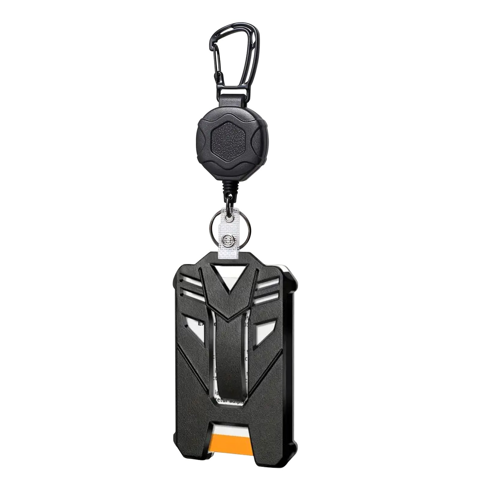 TitanClip™ Tactical Badge Holder – Retractable Reel & Heavy-Duty Carabiner Clip
