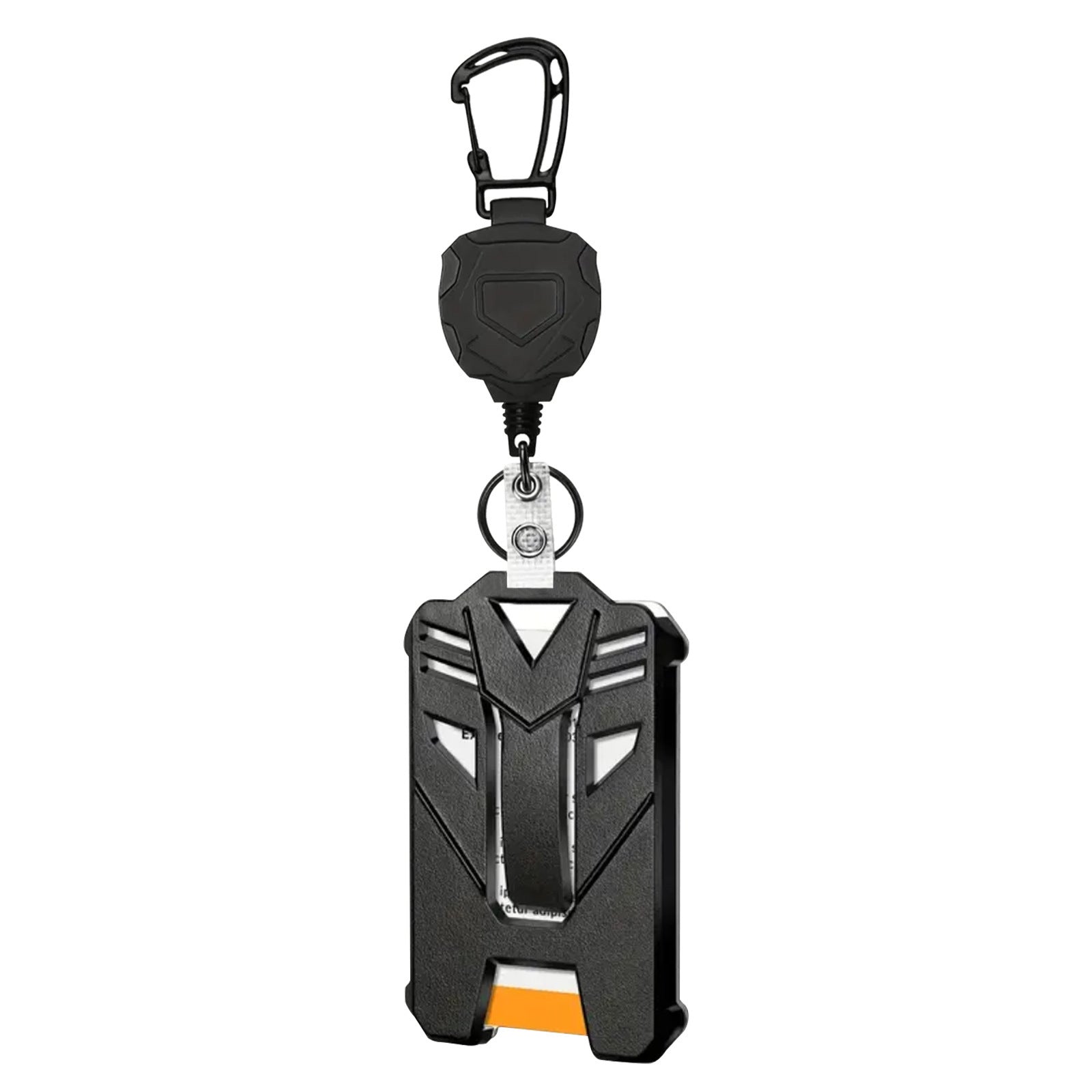 TitanClip™ Tactical Badge Holder – Retractable Reel & Heavy-Duty Carabiner Clip