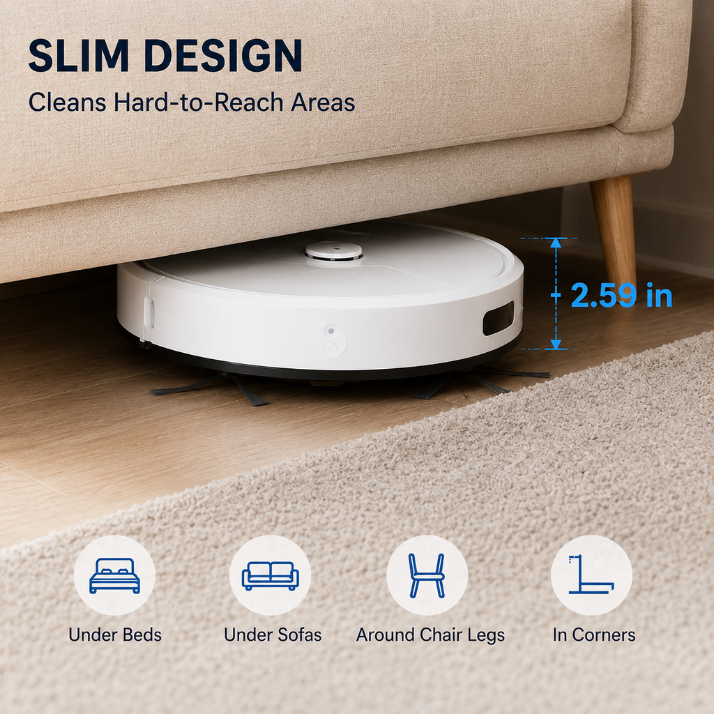 ⚠️ONLY 78PCS⚠️Robot Vacuum Cleaner Robot Vacuum