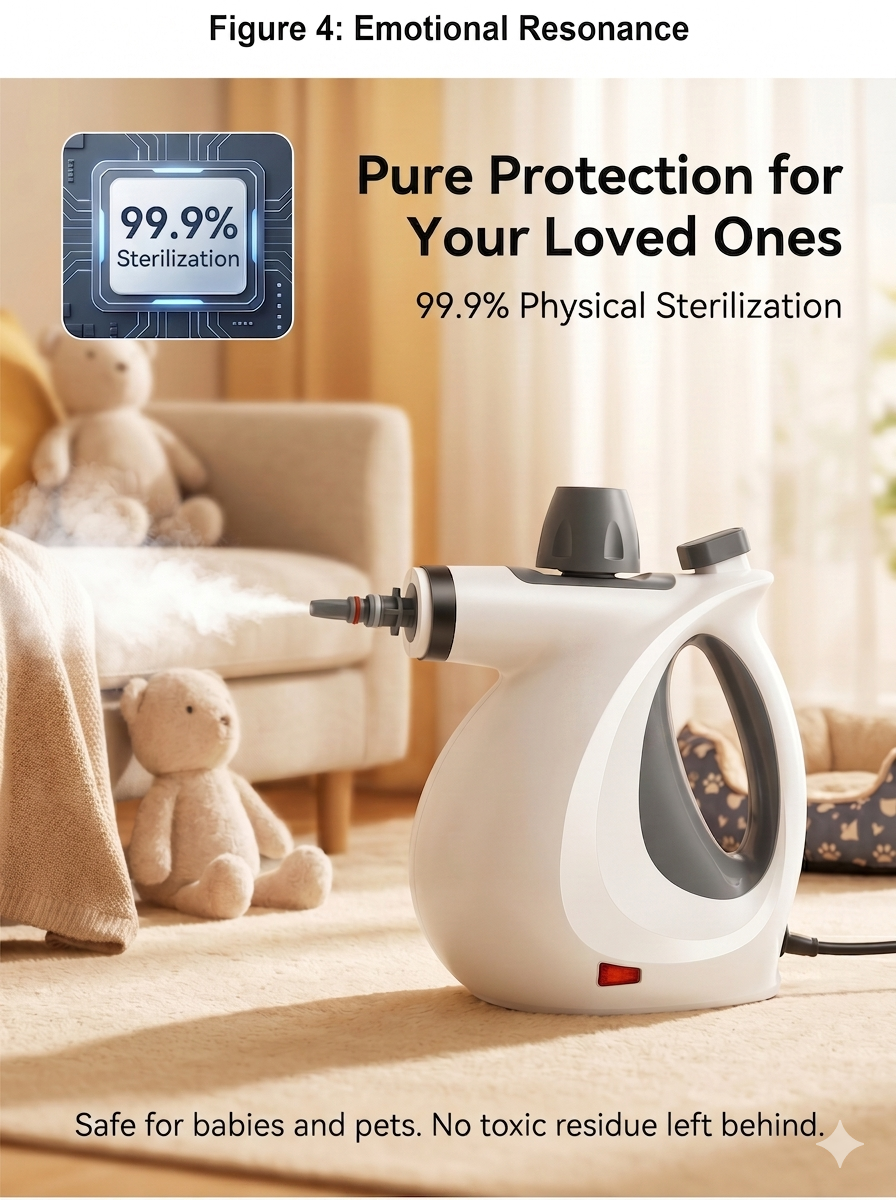 🔥HOT SALE🔥Handheld Steam Cleaner for Home Car And Office Powerful