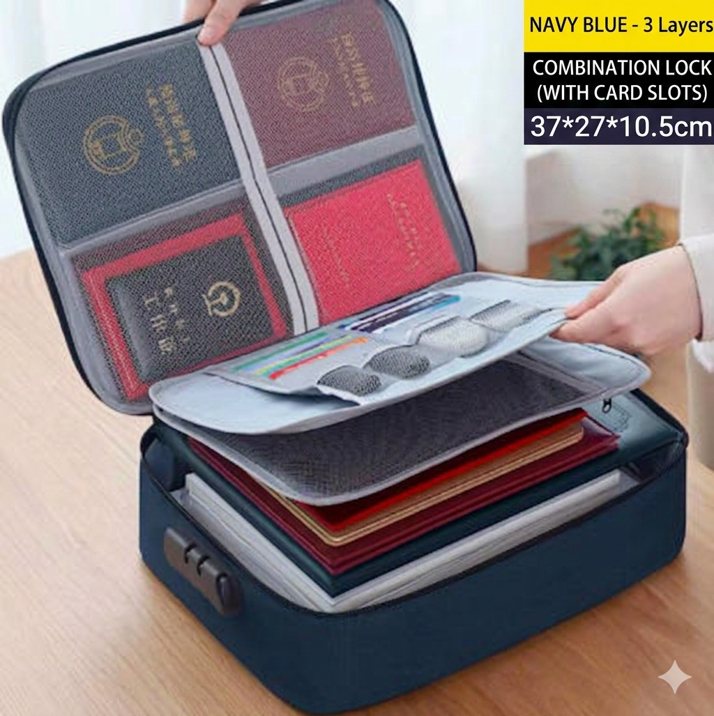 🔥Multi-Pocket Document Bag｜Keep All Important Certificates Safe & Neat