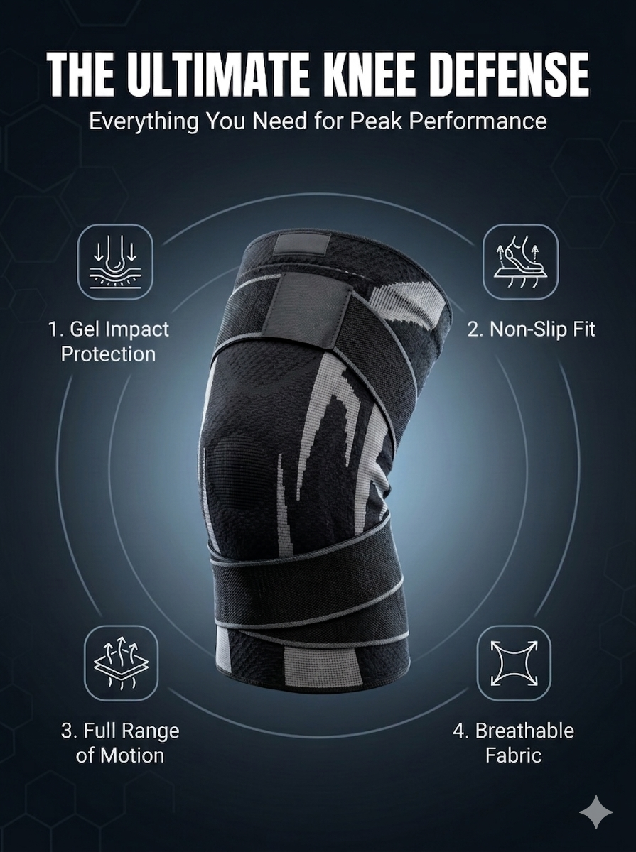 🔥HOT SALE⚡Over 50,000 sold! Helping more than 400,000 athletes train safely Knee Brace