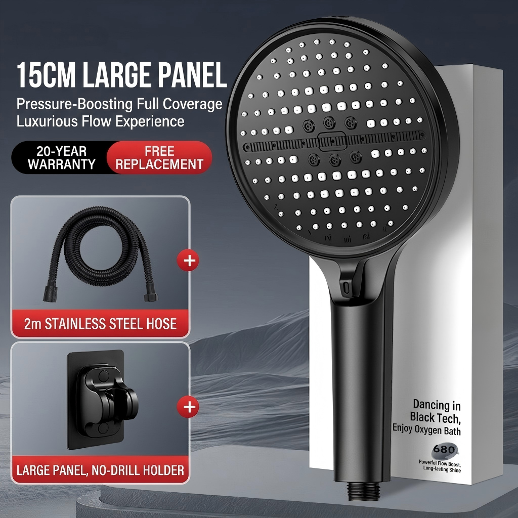 🚿2026 High-Pressure Adjustable Rain Shower Set