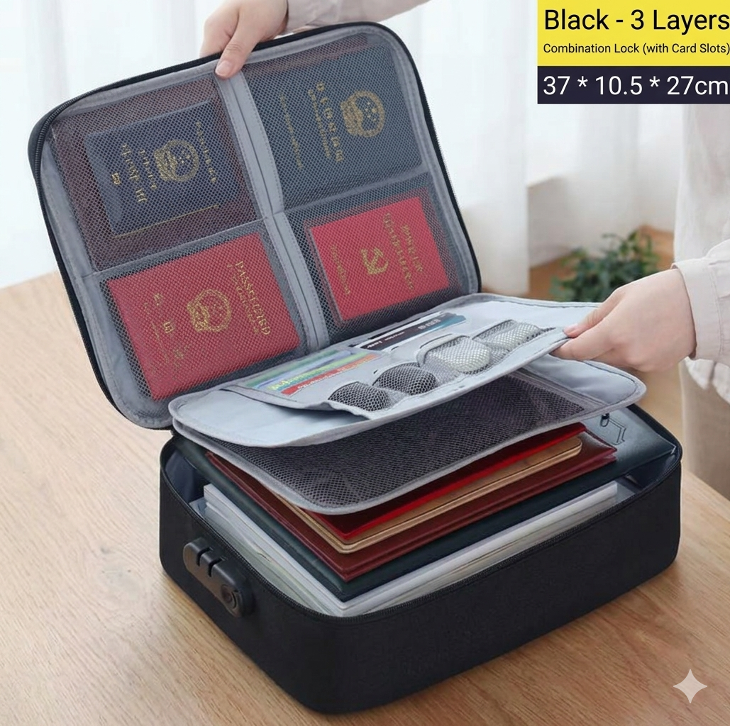 🔥Multi-Pocket Document Bag｜Keep All Important Certificates Safe & Neat